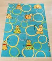 Детский палас Funky Felin turquoise
