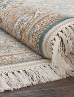 Ковер Иранский Farsi 1200 G146 light blue овал