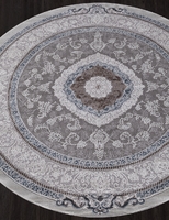 Ковер Armina 03874 blue/blue круг