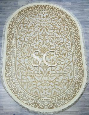 Ковер Kunduz 5089 ivory овал