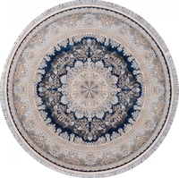 Ковер Иранский Farsi 1500 G267 dark blue круг